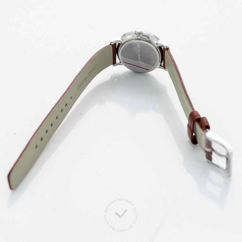 Marc By Marc Jacobs Baker Mini White Dial Brown Leather Ladies Watch