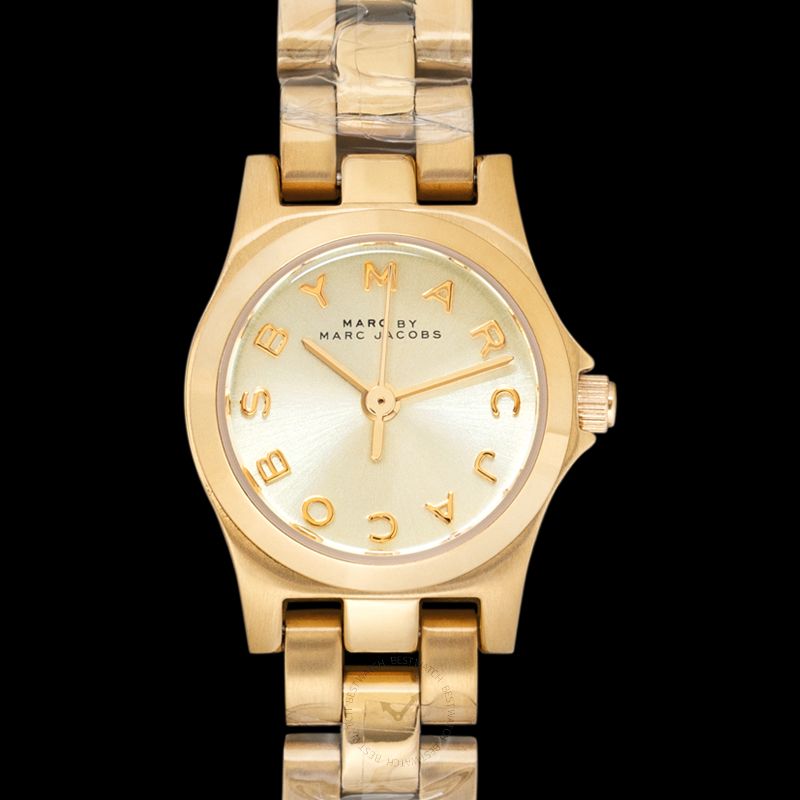 Marc By Marc JacobsHenry Dinky Champagne Dial Gold-tone Ladies Watch 20mm