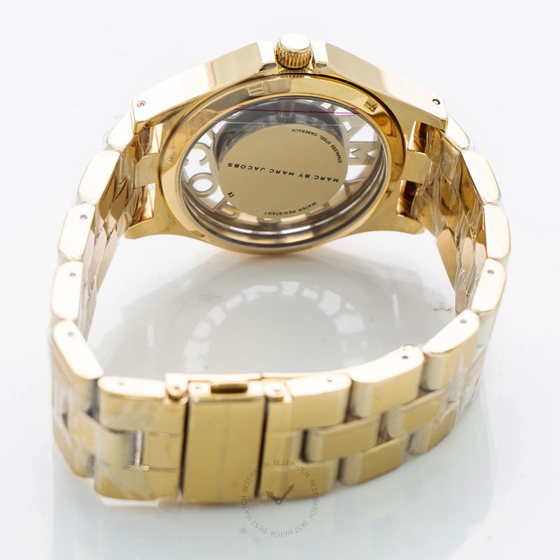 Marc By Marc Jacobs Henry Quartz Gold-tone Dial Ladies Watch