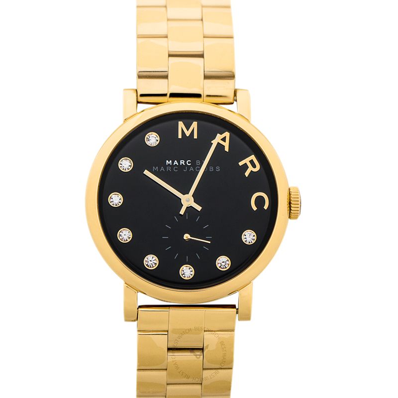 Marc By Marc Jacobs Baker Dexter Black Dial Ladies Watch