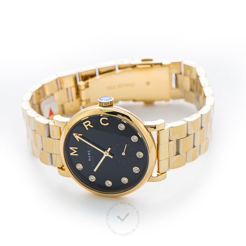 Marc By Marc Jacobs Baker Dexter Black Dial Ladies Watch