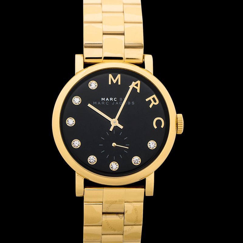 Marc By Marc Jacobs Baker Dexter Black Dial Ladies Watch