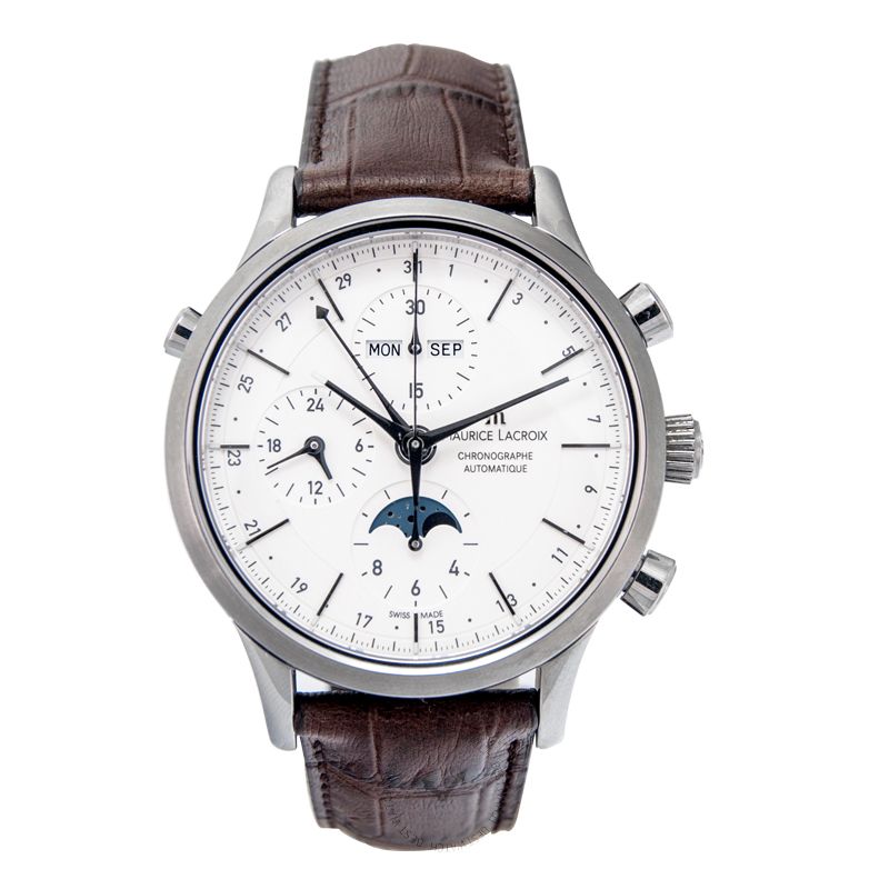 Maurice Lacroix Les Classiques Chronographe Phases de Lune White/Steel 41mm