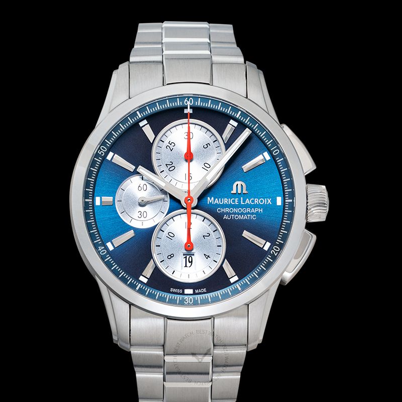 Maurice Lacroix Pontos Chronograph Automatic Blue Dial Men's Watch