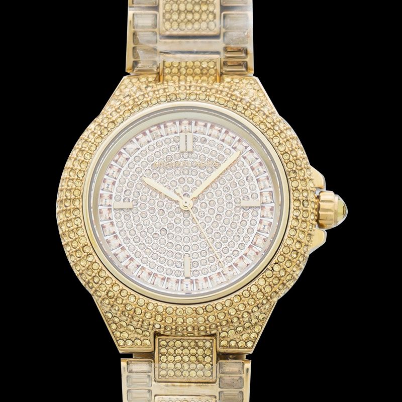 Michael Kors Camille Quartz Crystal Paved Dial Ladies Watch