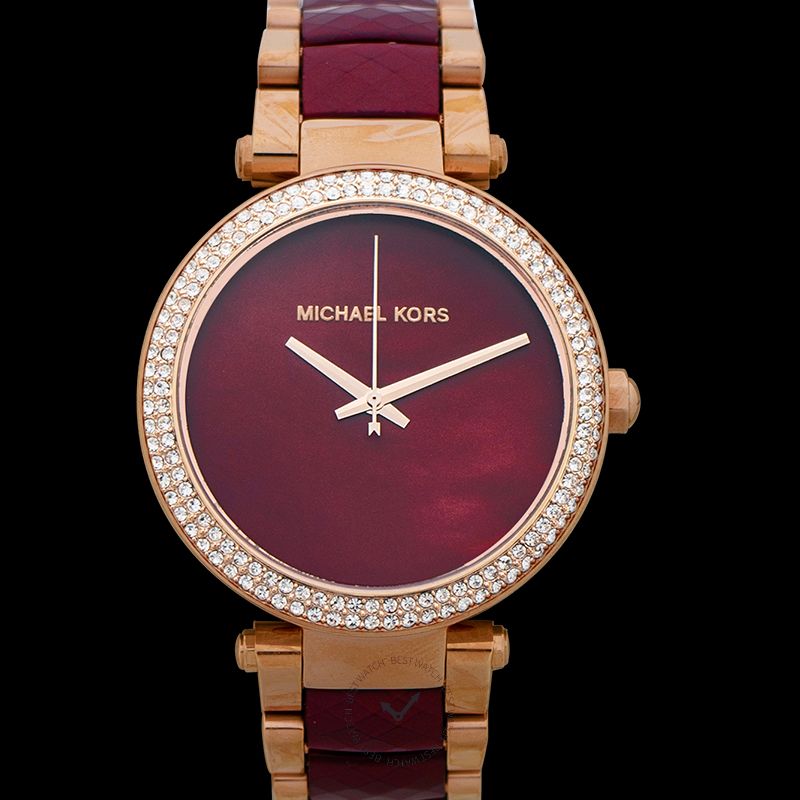 Michael Kors Parker Quartz Rose Gold-Tone Dial Ladies Watch