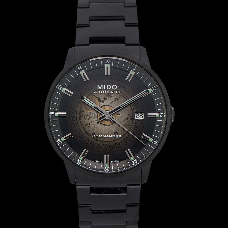 Mido Commander II Automatic Black Dial Stainless Steel Men's Watch