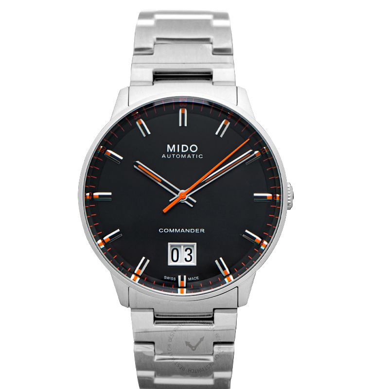 Mido Commander II Automatic Black Dial Stainless Steel Men's Watch