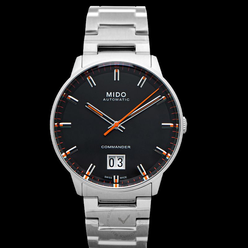 Mido Commander II Automatic Black Dial Stainless Steel Men's Watch