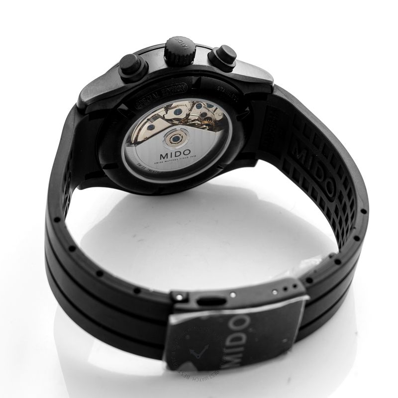 Mido Multifort Automatic Chronograph Black Dial Men's Watch