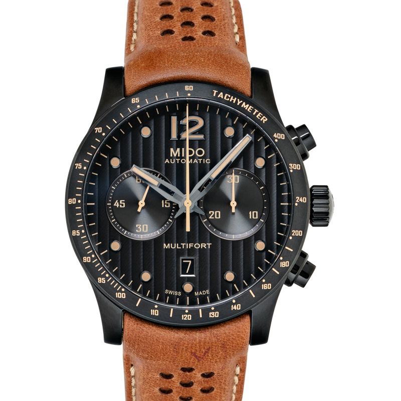 Mido Multifort Automatic Chronograph Anthracite Dial Men's Watch