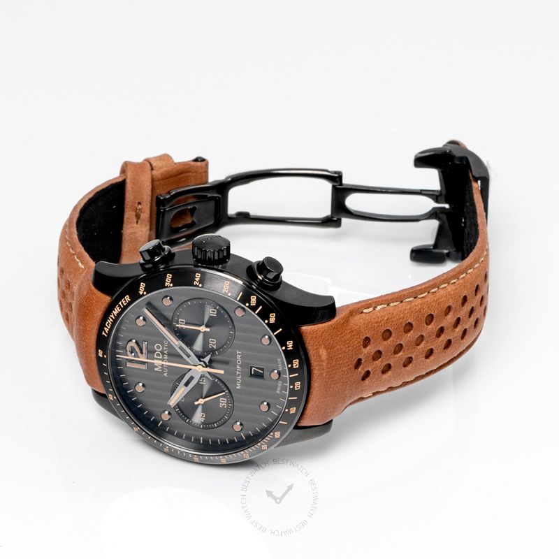 Mido Multifort Automatic Chronograph Anthracite Dial Men's Watch