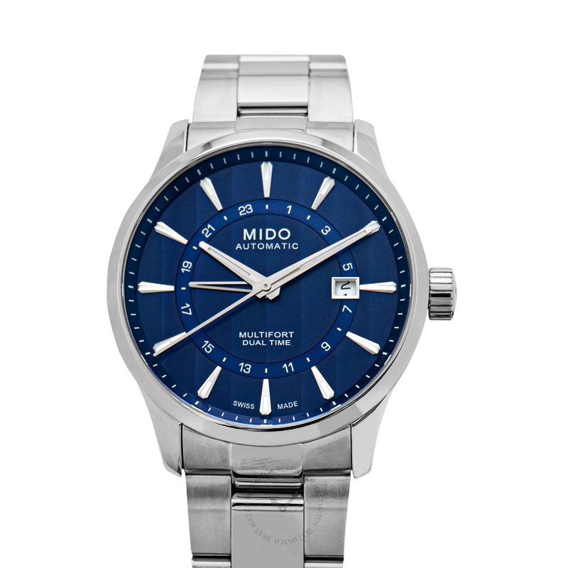 Mido Multifort Automatic Blue Dial Stainless Steel Men's Watch