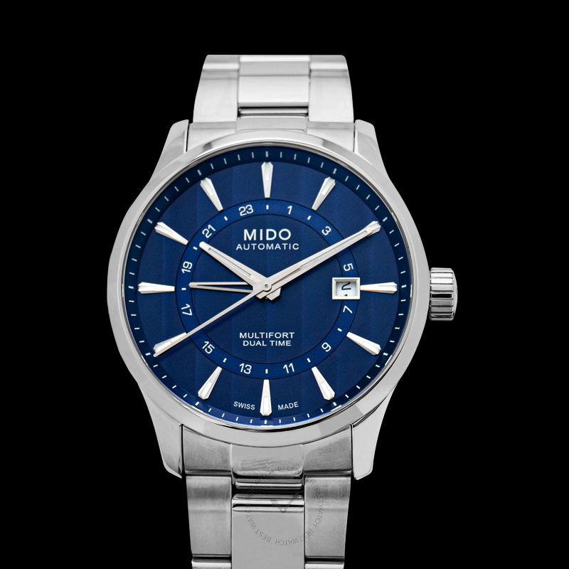 Mido Multifort Automatic Blue Dial Stainless Steel Men's Watch