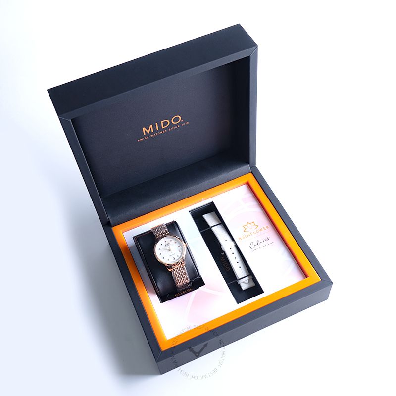 Mido Multifort Automatic Mother of pearl Dial Stainless Steel Ladies Watch