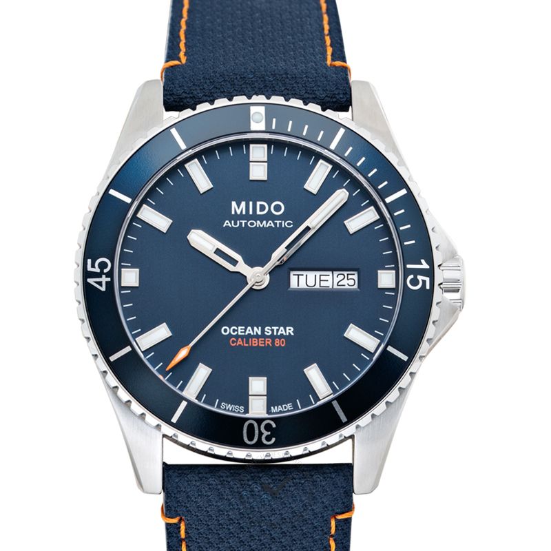 Mido OCEAN STAR Automatic Blue Dial Stainless Steel Men's Watch