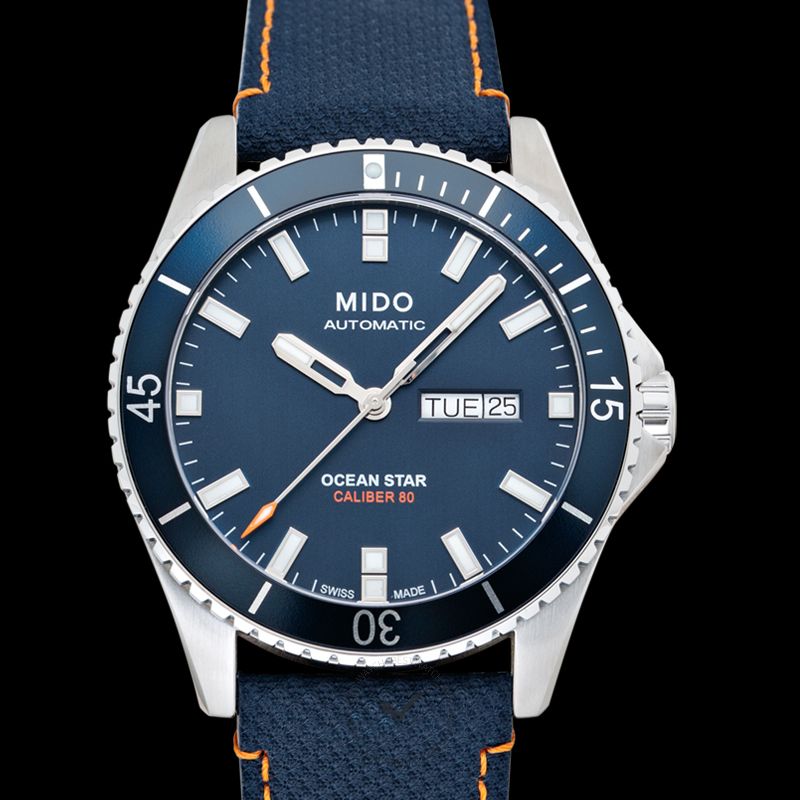 Mido OCEAN STAR Automatic Blue Dial Stainless Steel Men's Watch