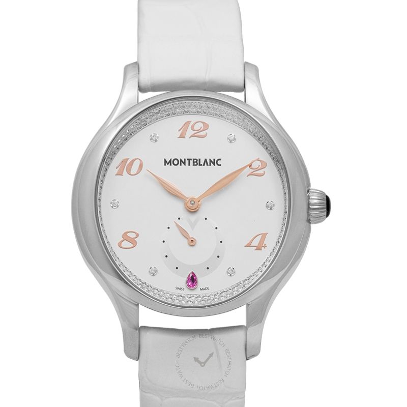 Montblanc Princess Grace De Monaco Quartz White Dial with Diamonds Ladies Watch