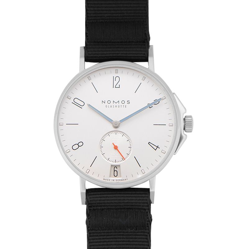 NOMOS Glashütte Nomos Glashutte Ahoi Date Silver/Textile Strap 40.3mm