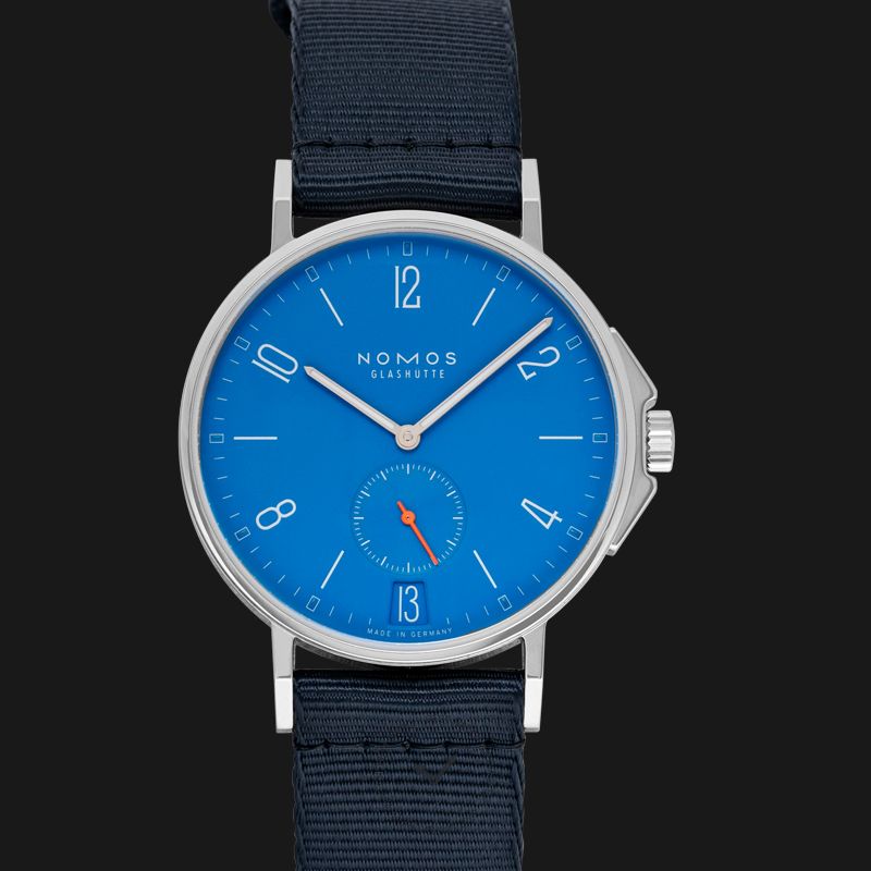 NOMOS Glashütte Ahoi Date Siren Blue Automatic Blue Dial 40.3mm Men's Watch