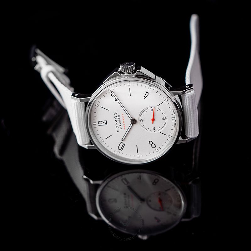 Nomos Glashuette Ahoi Neomatik Automatic White Dial 36.3mm Unisex Watch