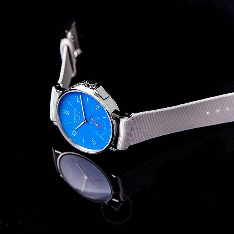 Nomos Glashuette Ahoi Neomatik Siren Blue Automatic Blue Dial 36.3mm Unisex Watch