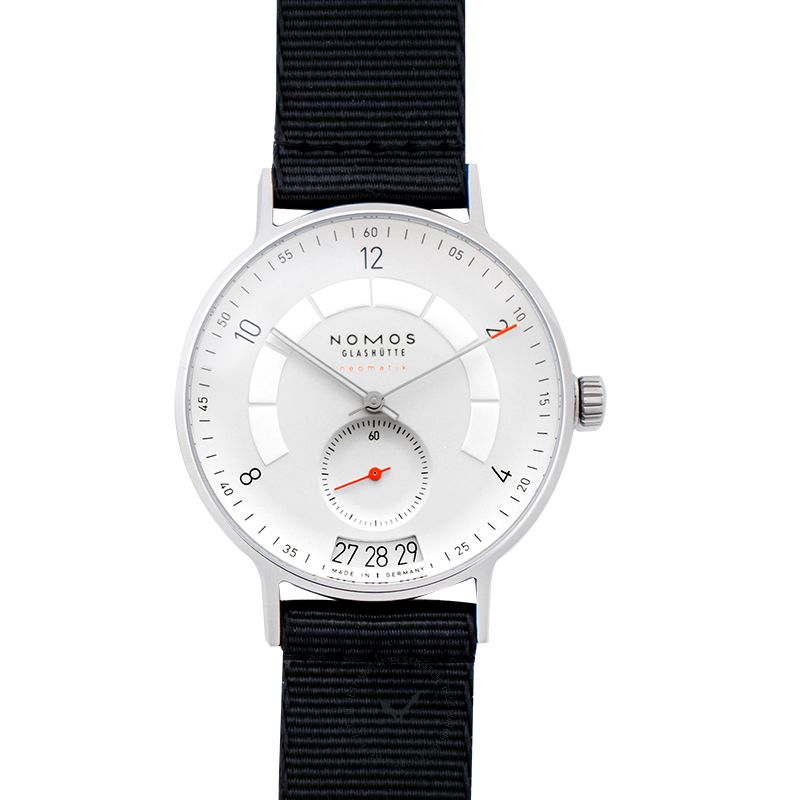 NOMOS Glashütte Autobahn Neomatik 41 Date Automatic White Dial 41.0mm Men's Watch