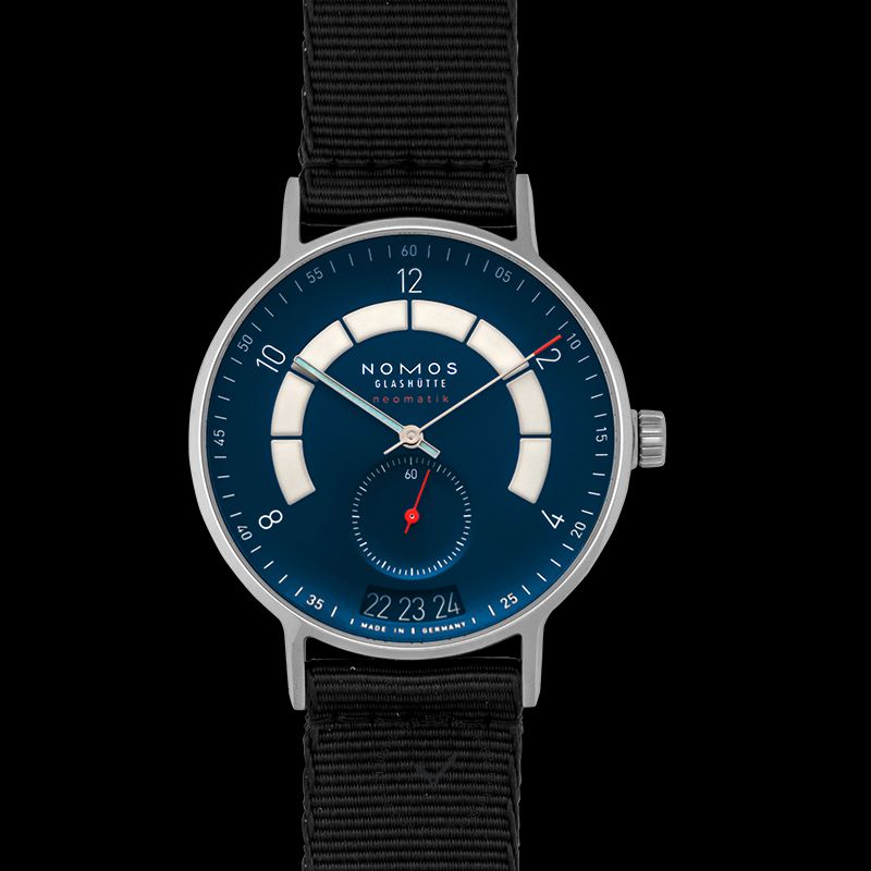 NOMOS Glashütte Autobahn Neomatik 41 Date Midnight Blue Automatic Blue Dial 41.0mm Men's Watch