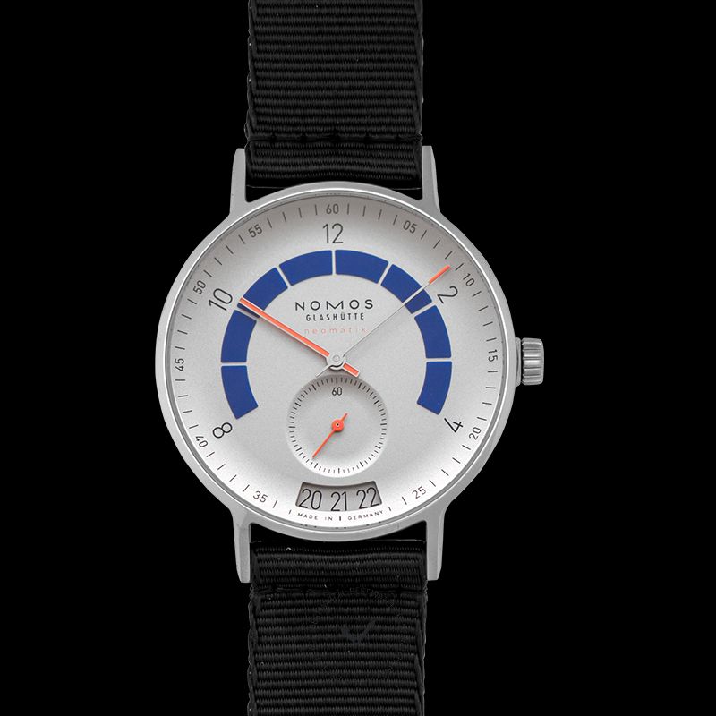 NOMOS Glashütte Autobahn Neomatik 41 Date Sports Gray Automatic Silver Dial 41.0mm Men's Watch