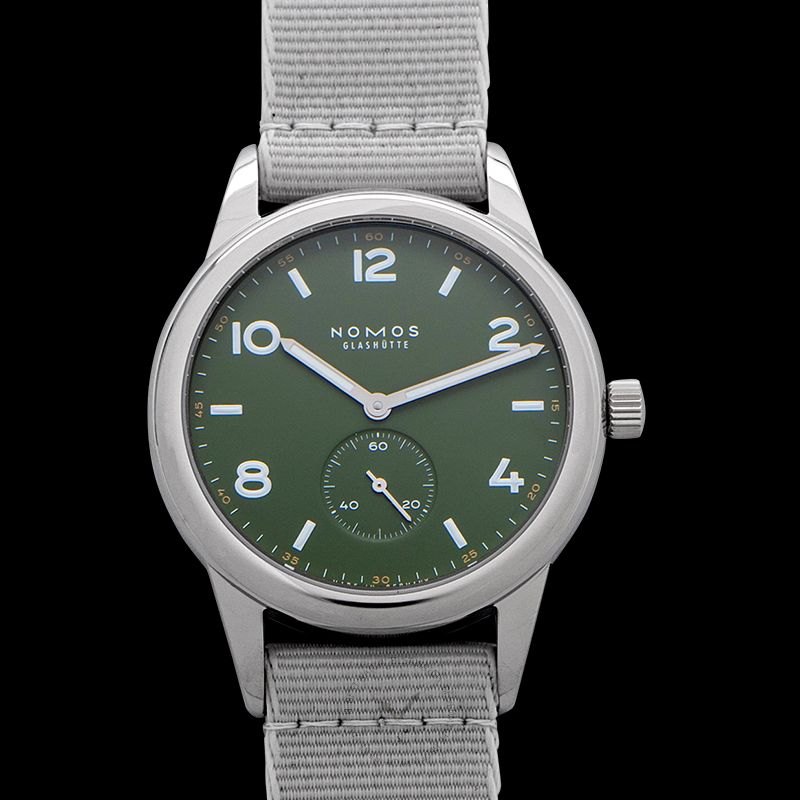 NOMOS Glashütte Club Automatic Olive Limited Edition Watch 40mm