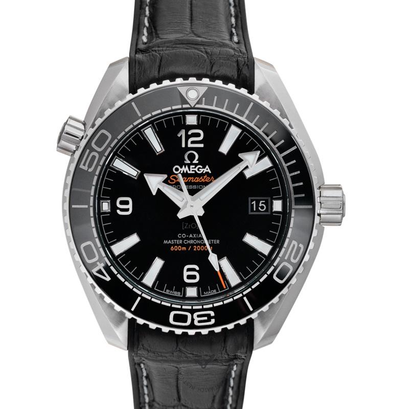 Omega Seamaster Planet Ocean 600m Co-Axial Master Chronometer 39.5mm Automatic Black Dial Steel Mens Watch