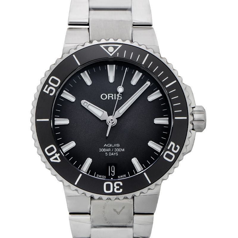 Oris Aquis Automatic Black Dial Stainless Steel Men's Watch