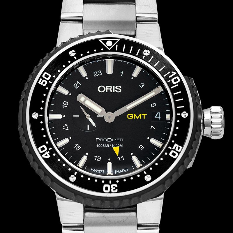 Oris ProDiver GMT Automatic Black Dial Men's Watch