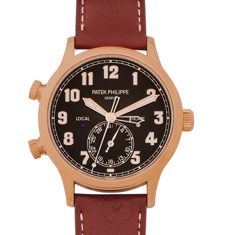 Patek Philippe Complications Brown Dial Men's Watch