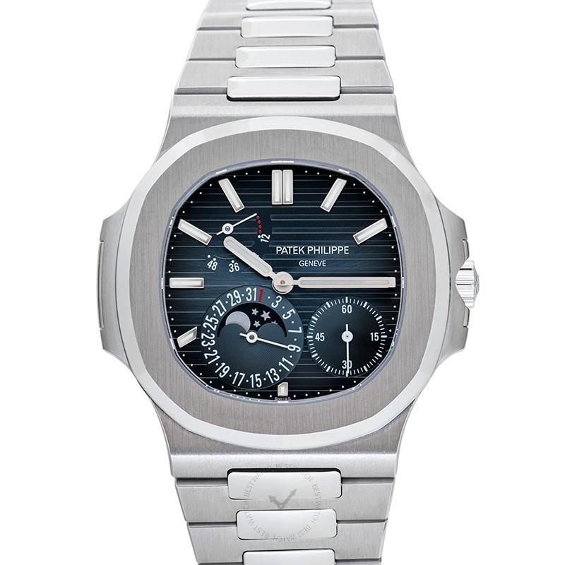 Patek Philippe Nautilus Blue Dial Men's Watch