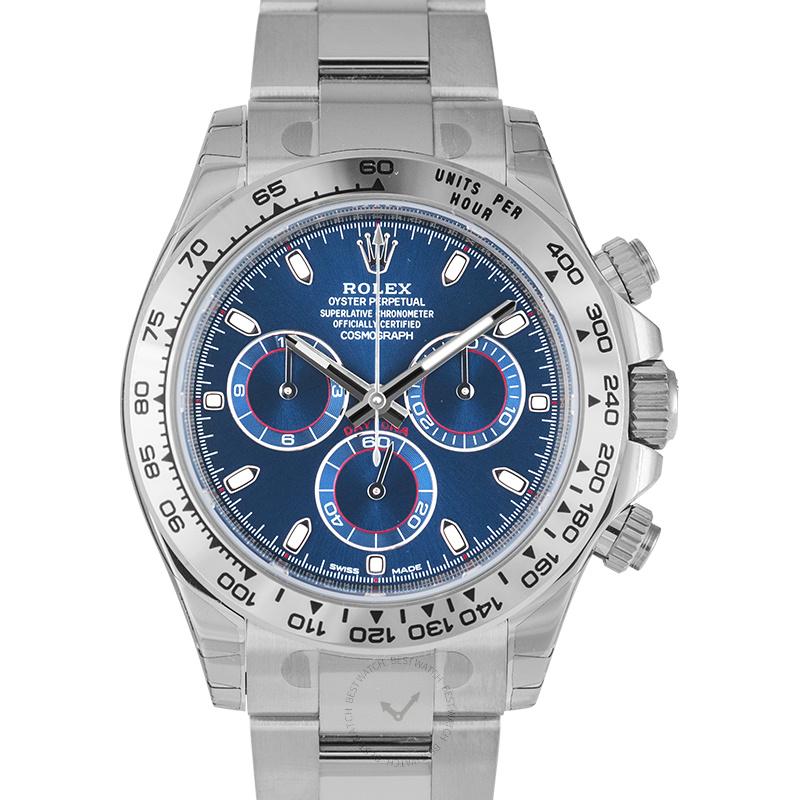 Rolex Cosmograph Daytona White Gold / Blue