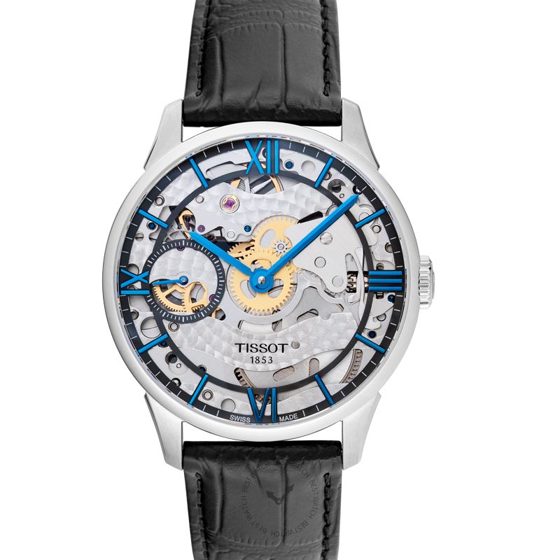 Tissot T Classic Chemin Des Tourelles Squelette Mechanical Skeleton Di