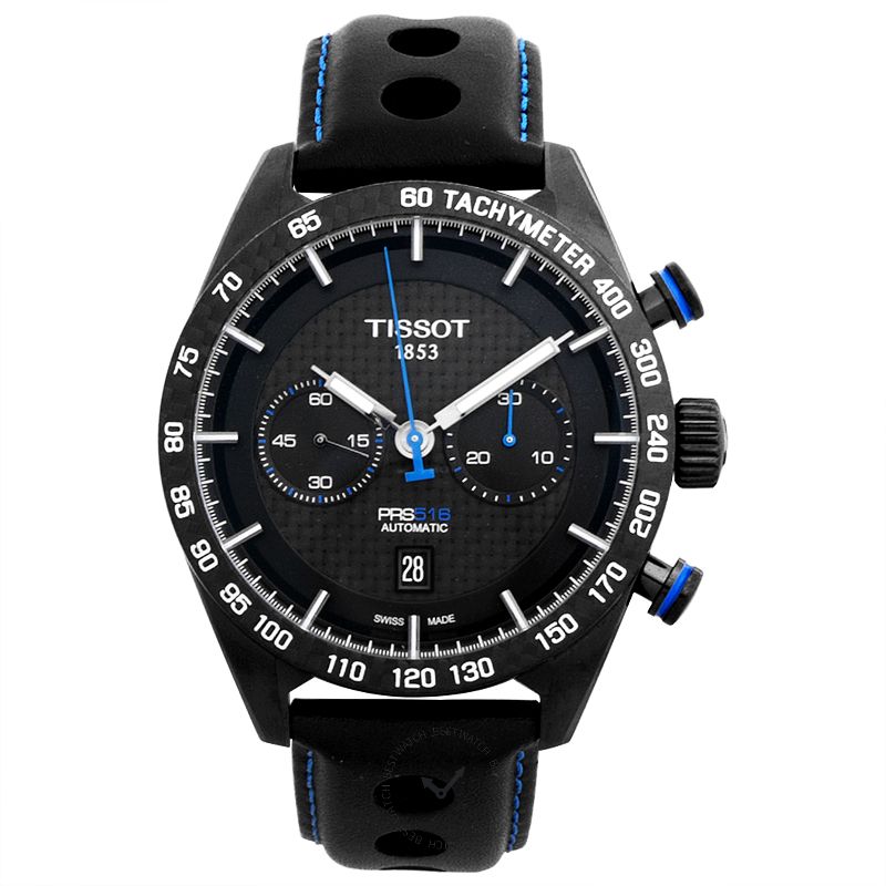 TISSOT T-Sport PRS 516 Automatic Chronograph Black Dial Men's Watch