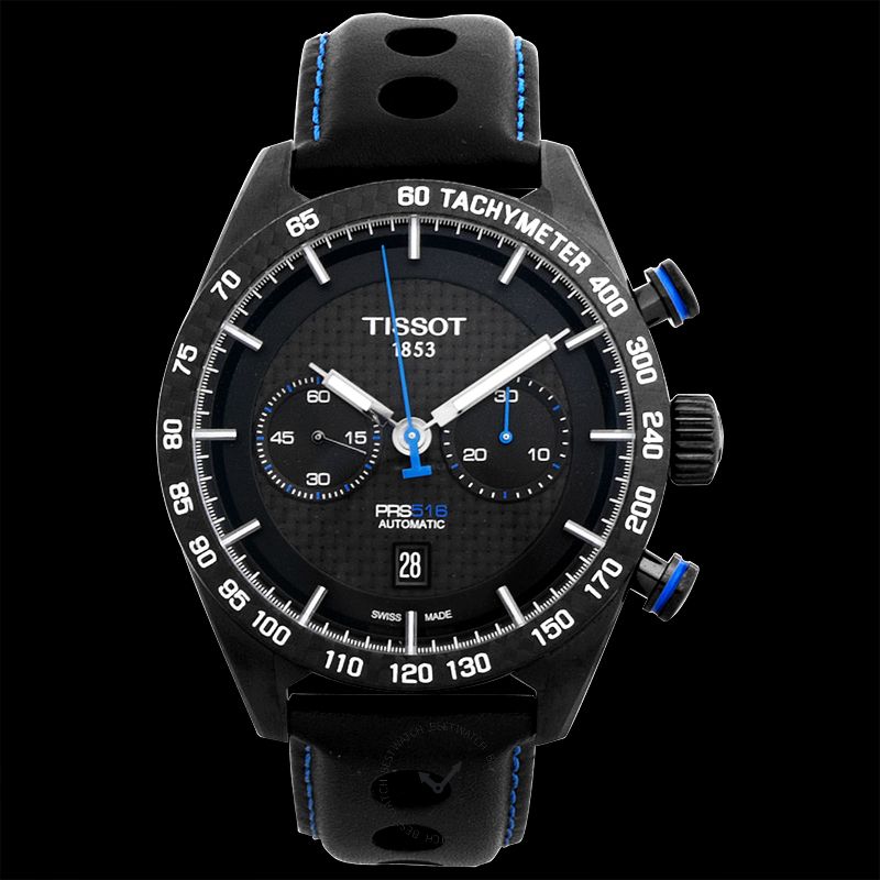 TISSOT T-Sport PRS 516 Automatic Chronograph Black Dial Men's Watch