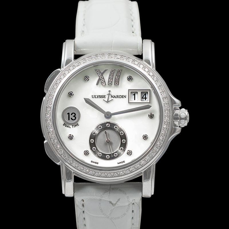 Ulysse Nardin Classico Stainless Steel Automatic Mother of pearl Dial Ladies Watch