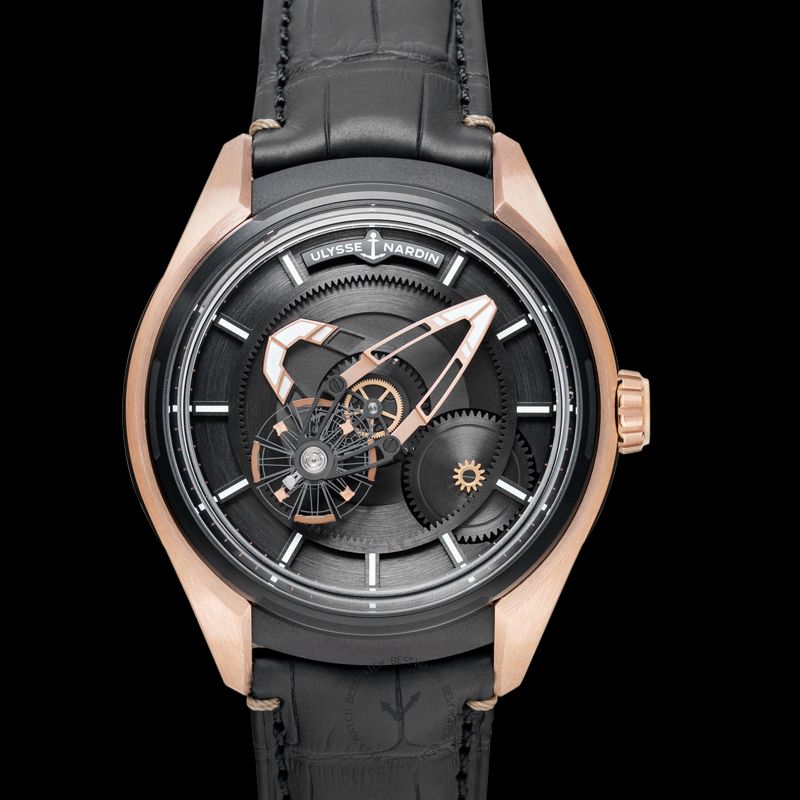 Ulysse Nardin Freak X Rose Gold Automatic Black Dial Men's Watch