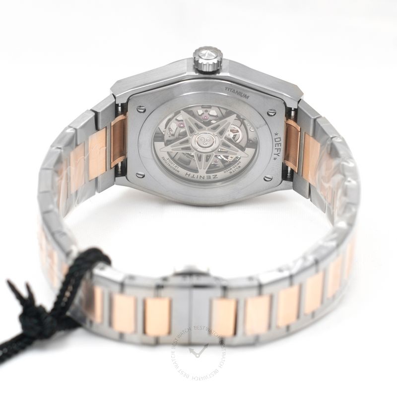 Zenith Defy Classic Brushed titanium & 18-carat rose gold Automatic Skeleton Dial Men's Watch