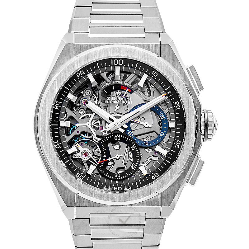 Zenith Defy El Primero 21 Titanium / Skeleton / Bracelet