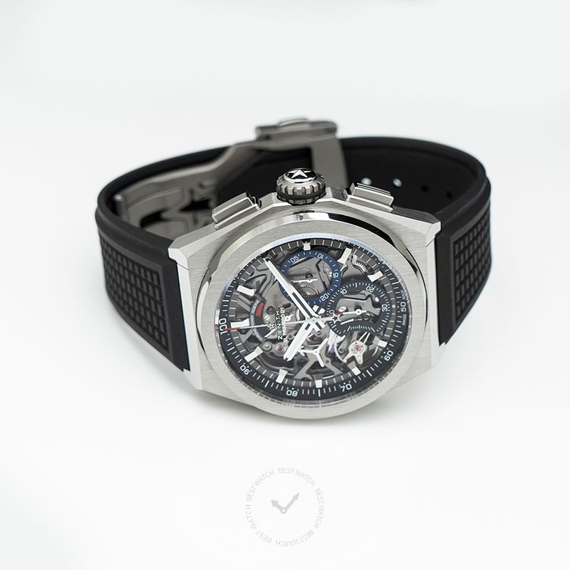 Zenith Defy El Primero 21 Titanium / Skeleton / Rubber 44 mm