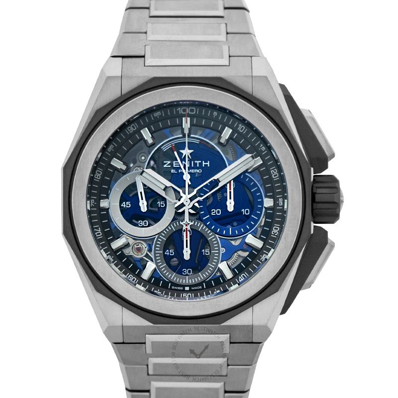 Zenith Defy Automatic Blue Dial Titanium Men's Watch